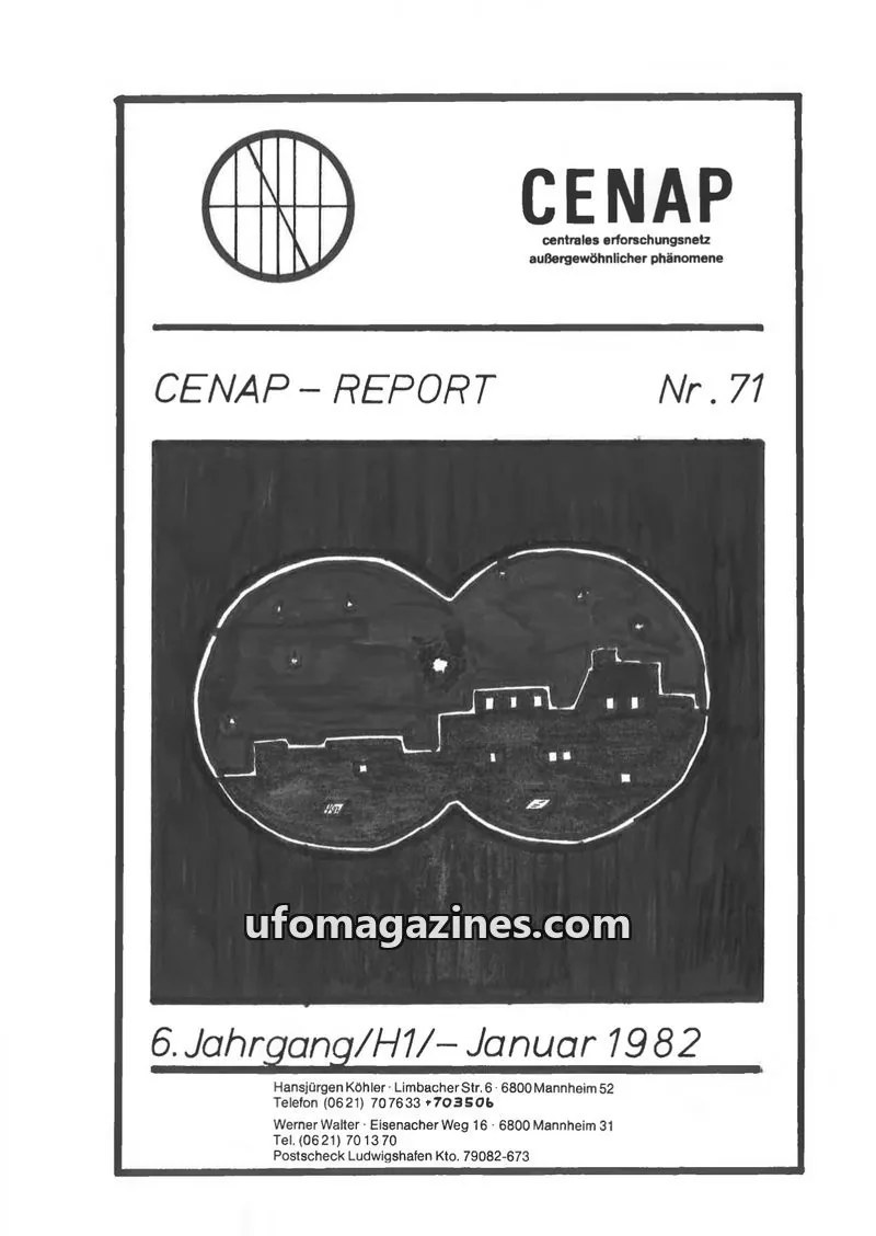 Cover of CENAP issue 71: CENAP – REPORT