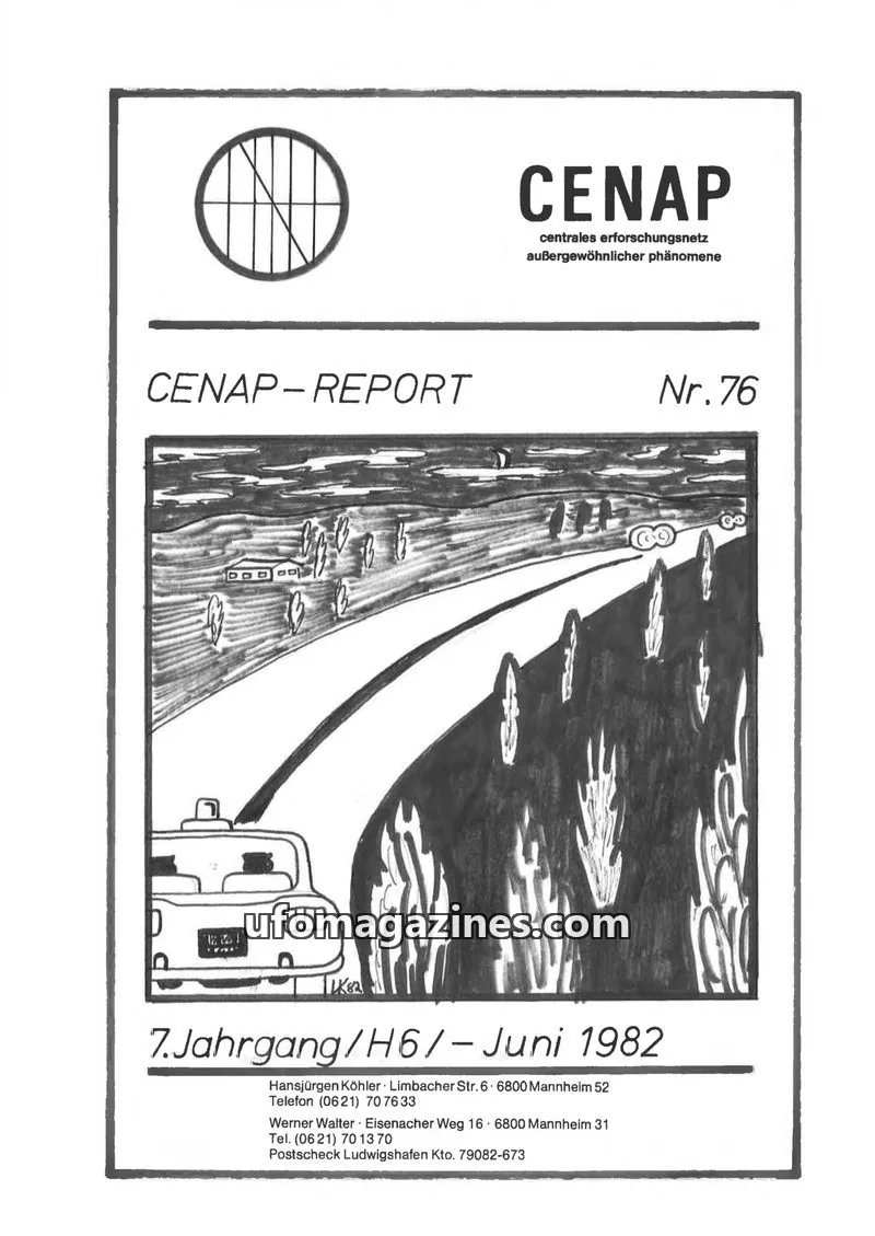 Cover of CENAP issue Nr. 76: CENAP-REPORT