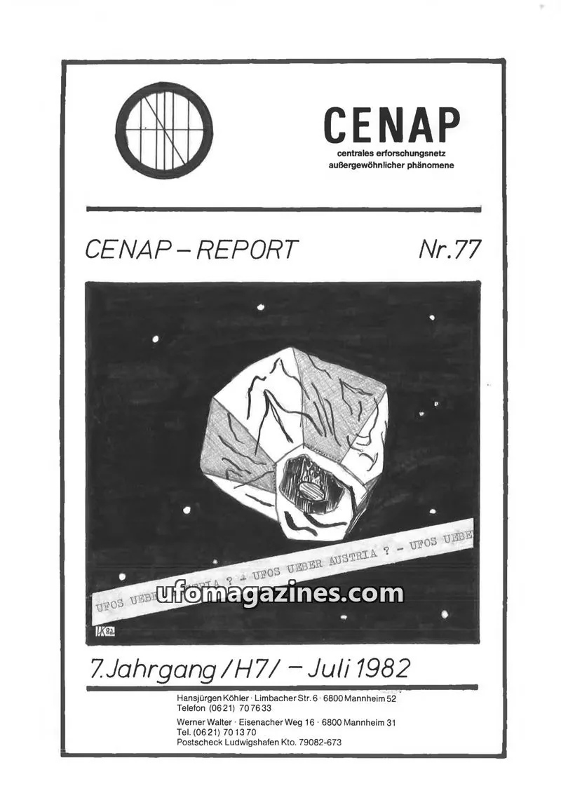 Cover of CENAP issue Nr.77: CENAP-REPORT