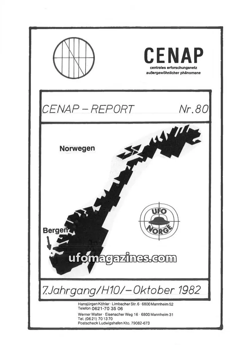 Cover of CENAP issue Nr.80: CENAP - REPORT