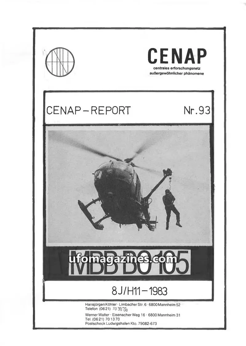 Cover of CENAP issue 93: CENAP-REPORT