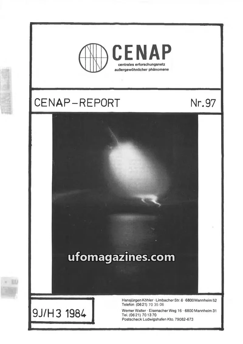 Cover of CENAP issue 97: CENAP-REPORT