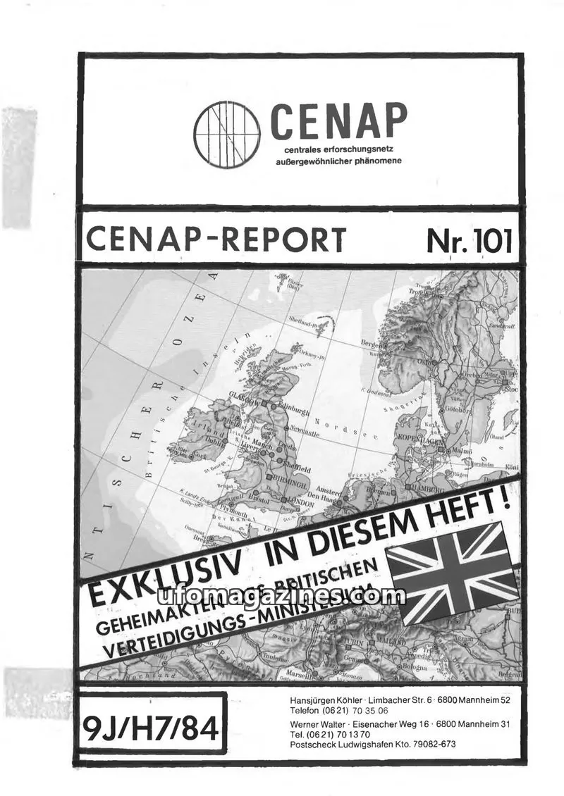 Cover of CENAP issue 101: CENAP-REPORT