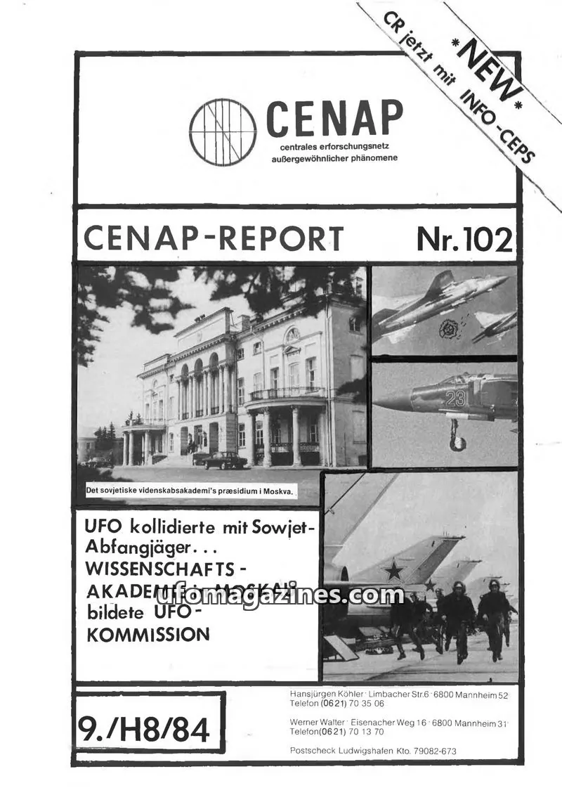 Cover of CENAP issue Nr.102: CENAP-REPORT