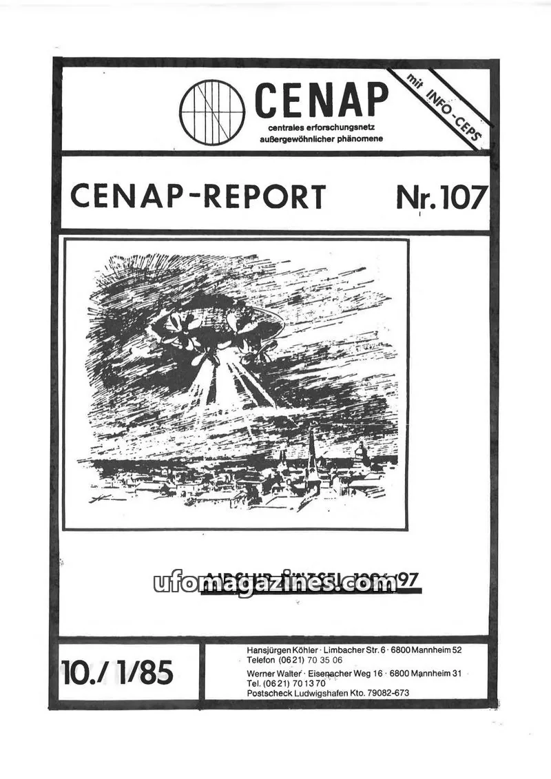 Cover of CENAP issue 107: CENAP-REPORT