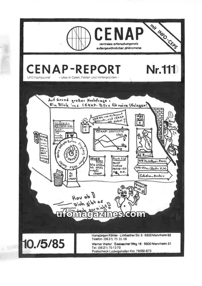 Cover of CENAP issue Nr.111: CENAP-REPORT