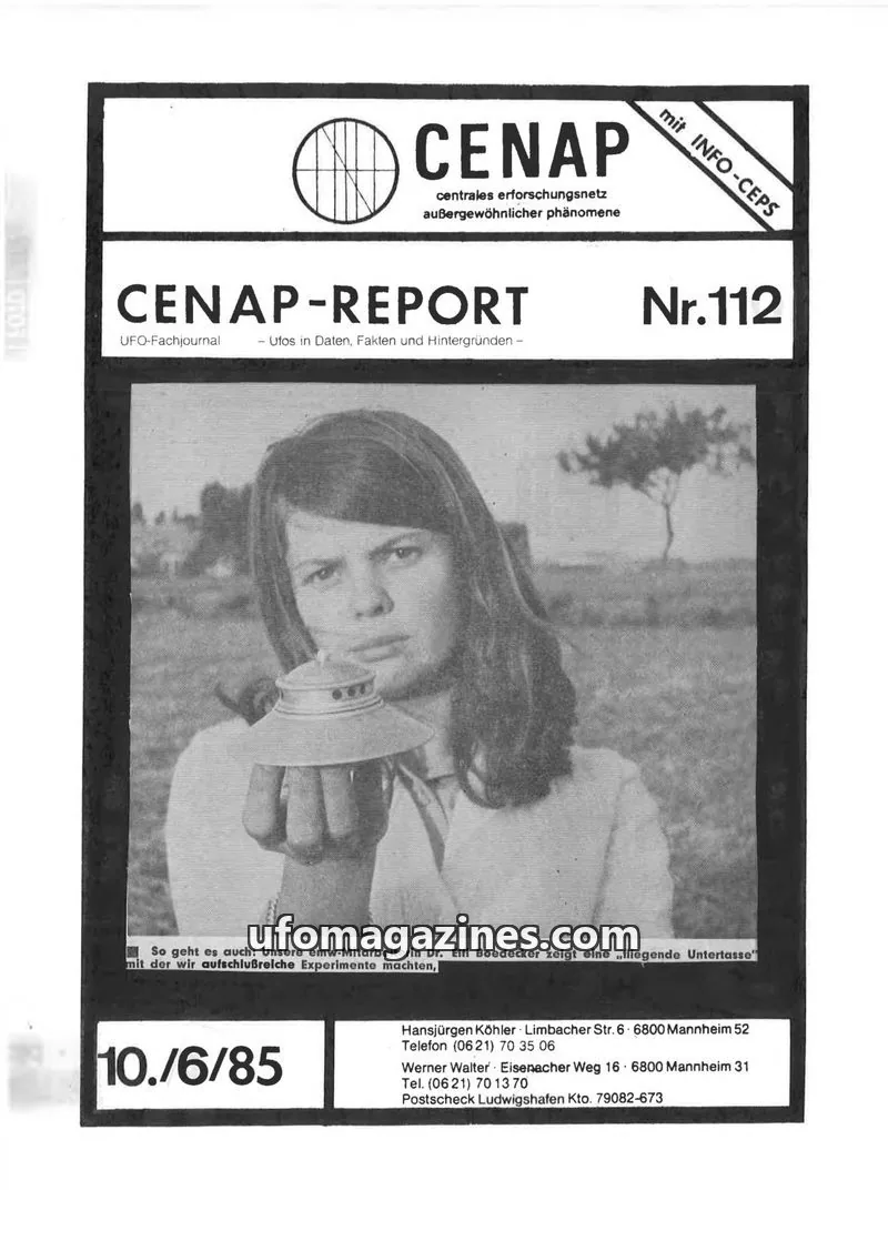 Cover of CENAP issue Nr.112: CENAP-REPORT