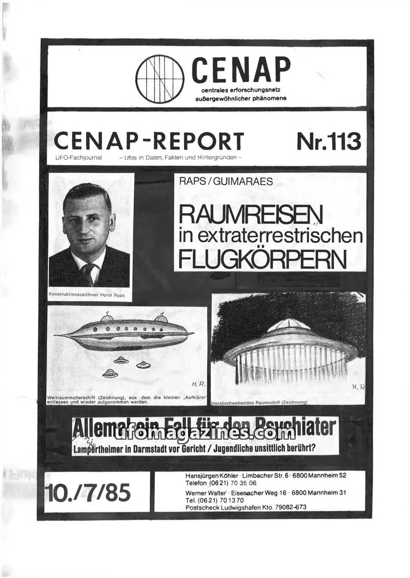 Cover of CENAP issue Nr.113: CENAP-REPORT