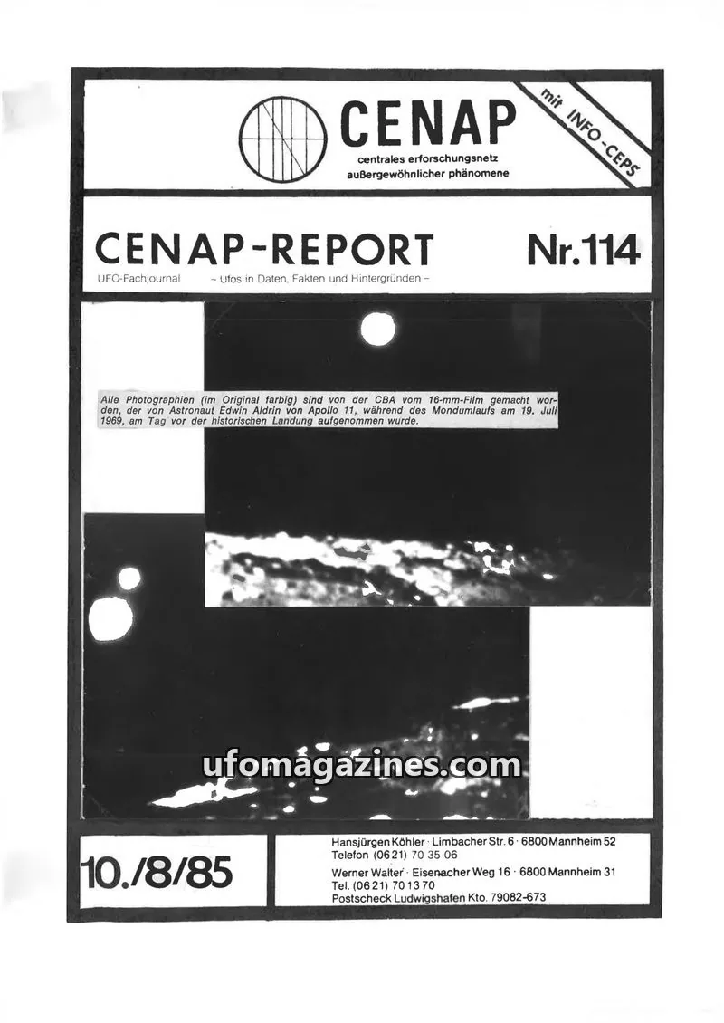 Cover of CENAP issue 114: CENAP-REPORT