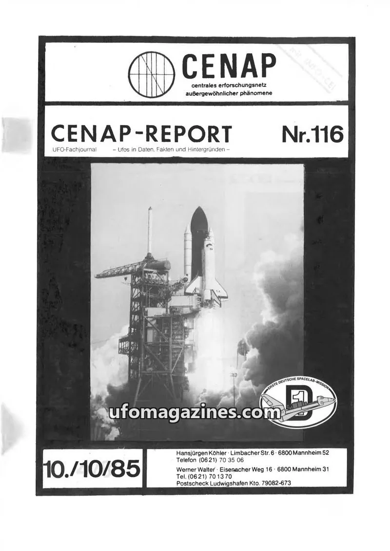 Cover of CENAP issue 116: CENAP-REPORT
