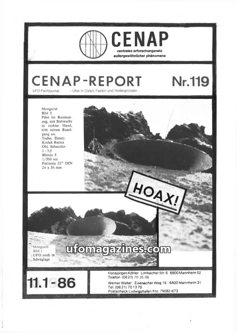 Cover of CENAP issue Nr.119: CENAP-REPORT