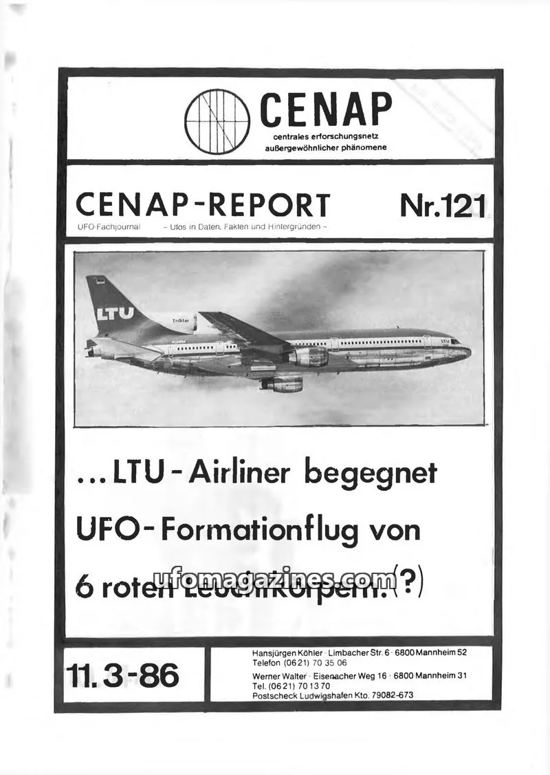 Cover of CENAP issue Nr.121: CENAP-REPORT
