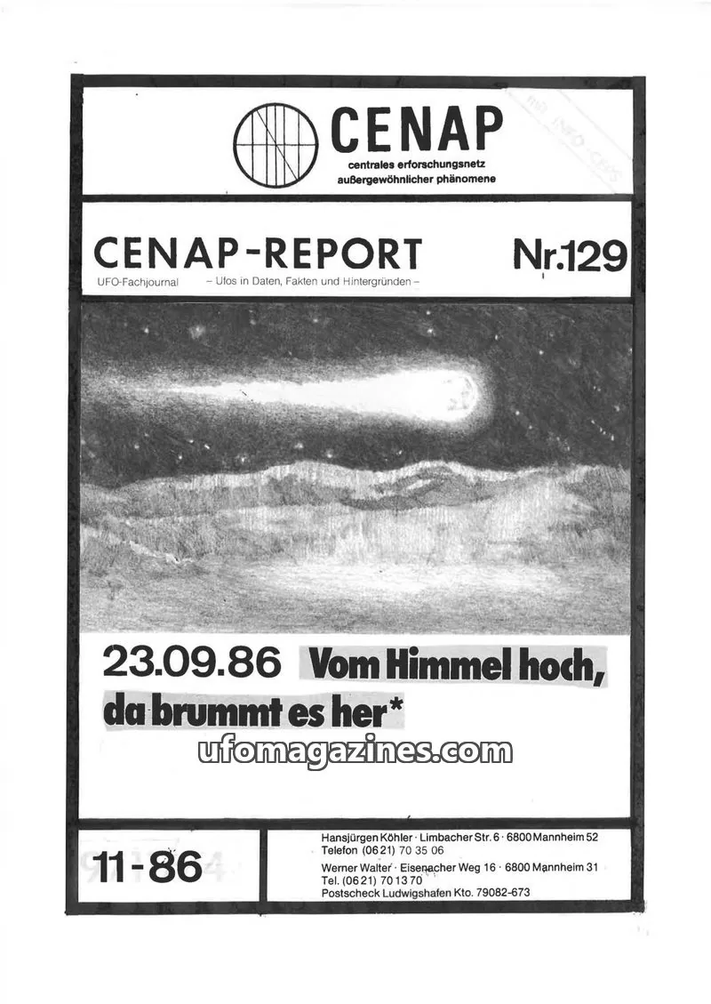 Cover of CENAP issue Nr.129: CENAP-REPORT