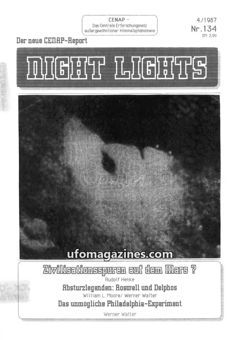 Cover of CENAP issue 134: NIGHT LIGHTS