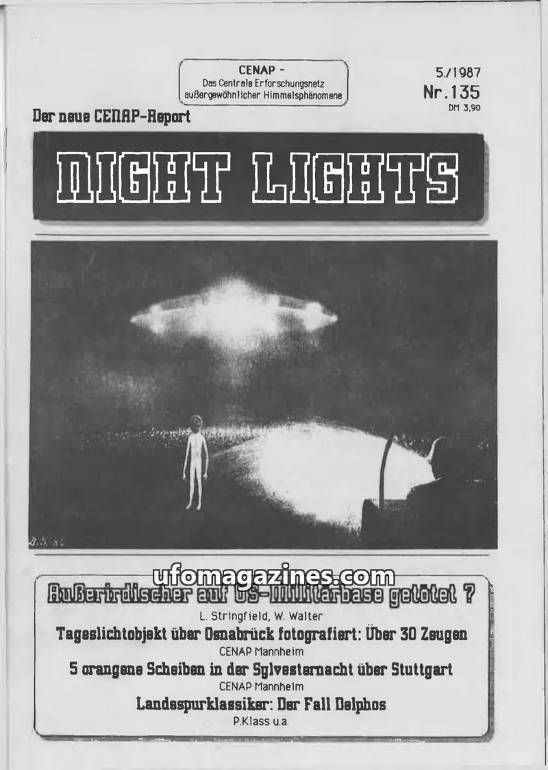 Cover of CENAP issue Nr.135: NIGHT LIGHTS