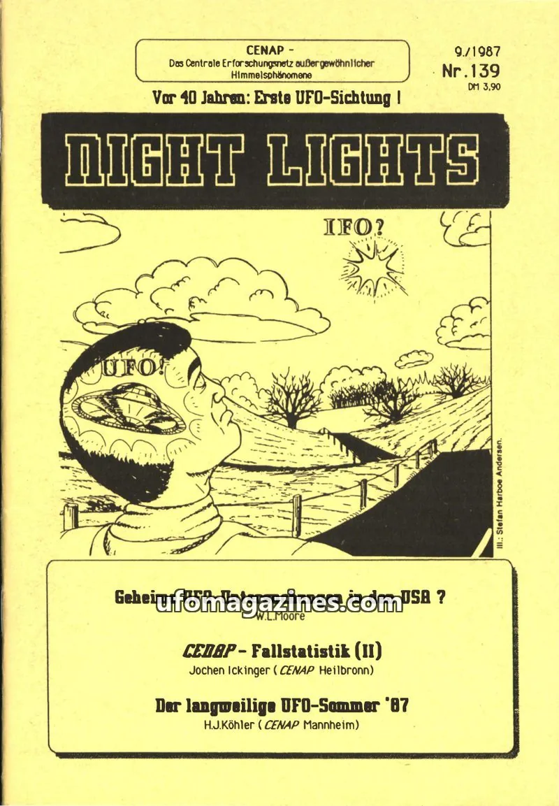 Cover of CENAP issue Nr.139: NIGHT LIGHTS