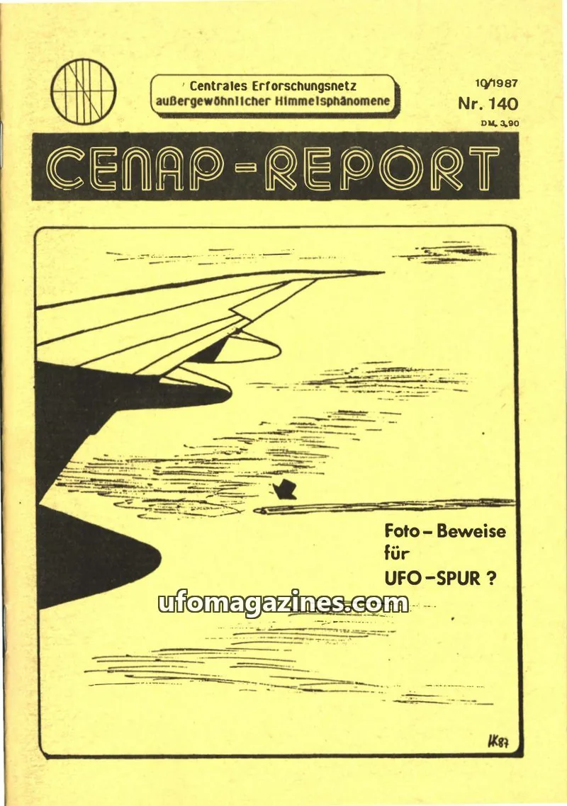 Cover of CENAP issue 10/1987: CENAP-REPORT