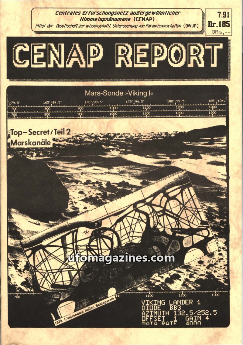 Cover of CENAP Report - No 185 POSSIBLY INCOMPLETE