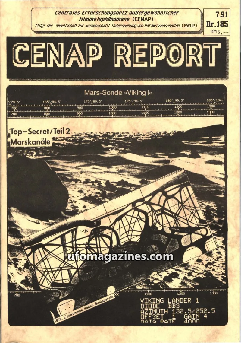 Cover of CENAP Report (CENAP) issue 7.91: CENAP REPORT