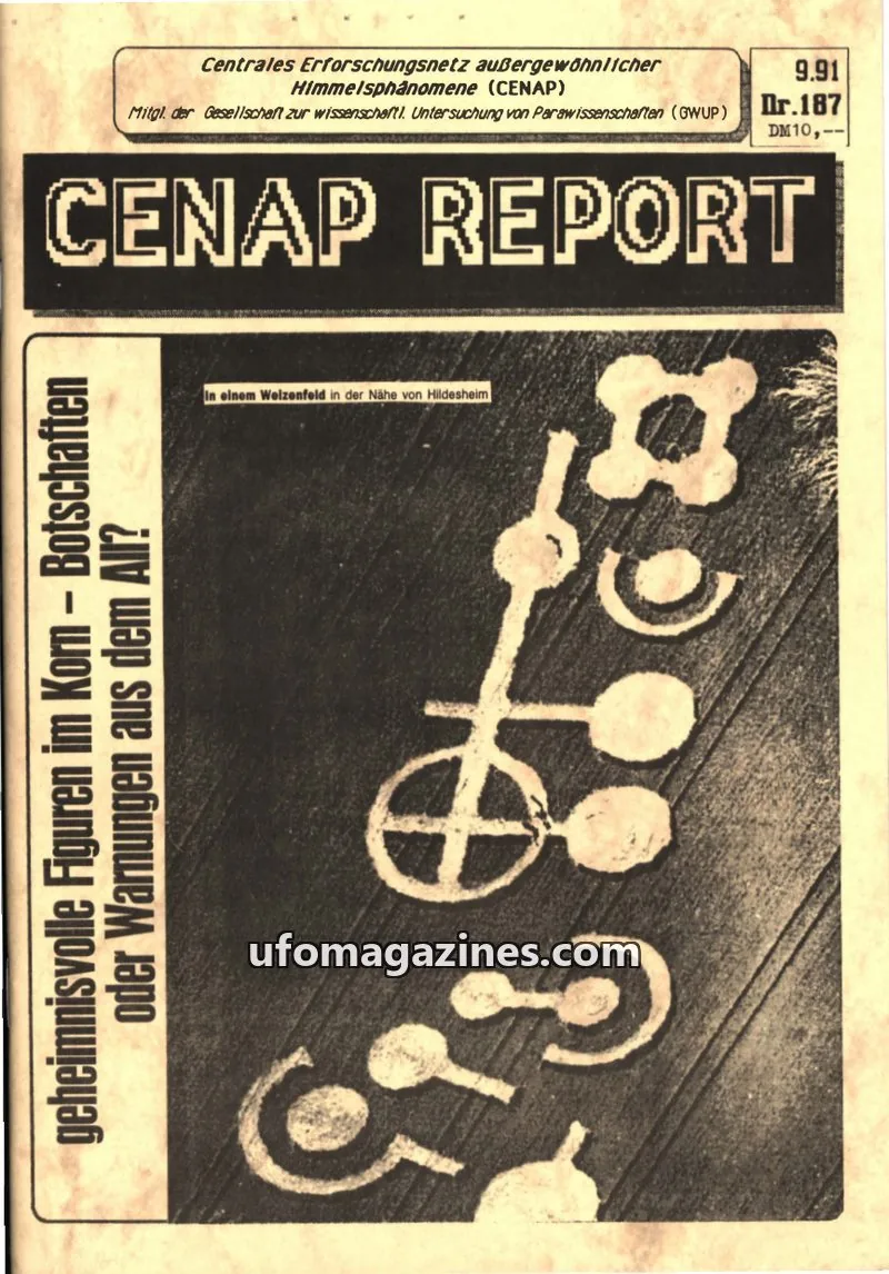Cover of CENAP issue 9.91: CENAP REPORT
