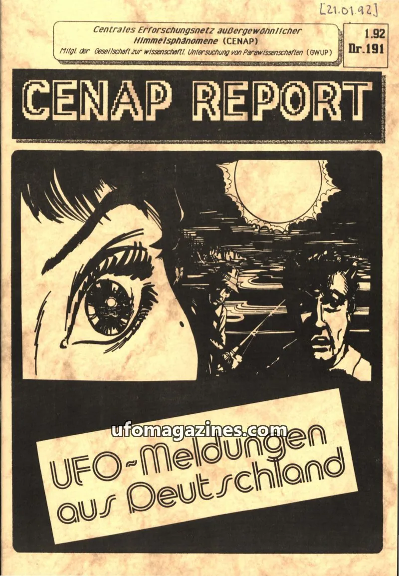 Cover of CENAP Report (CENAP) issue 1.92: CENAP REPORT