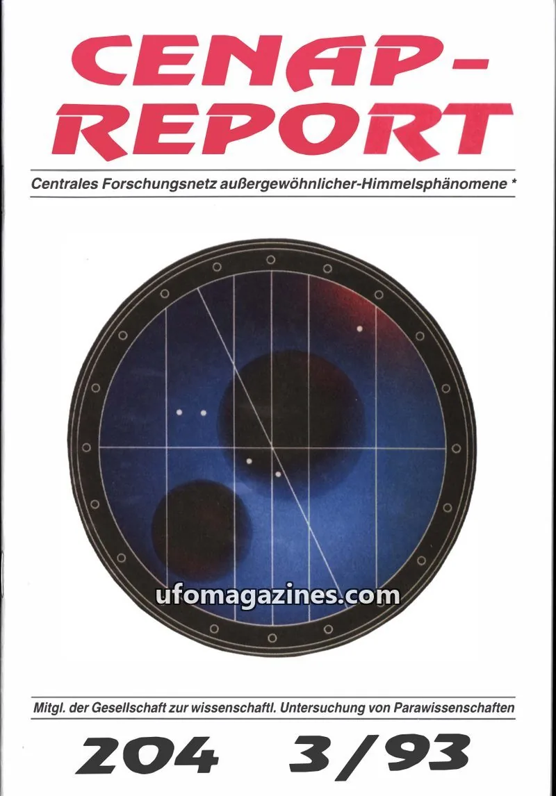 Cover of CENAP Report (CENAP) issue 3/93: CENAP-REPORT
