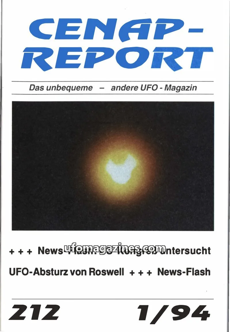 Cover of CENAP issue 1/94: CENAP-REPORT