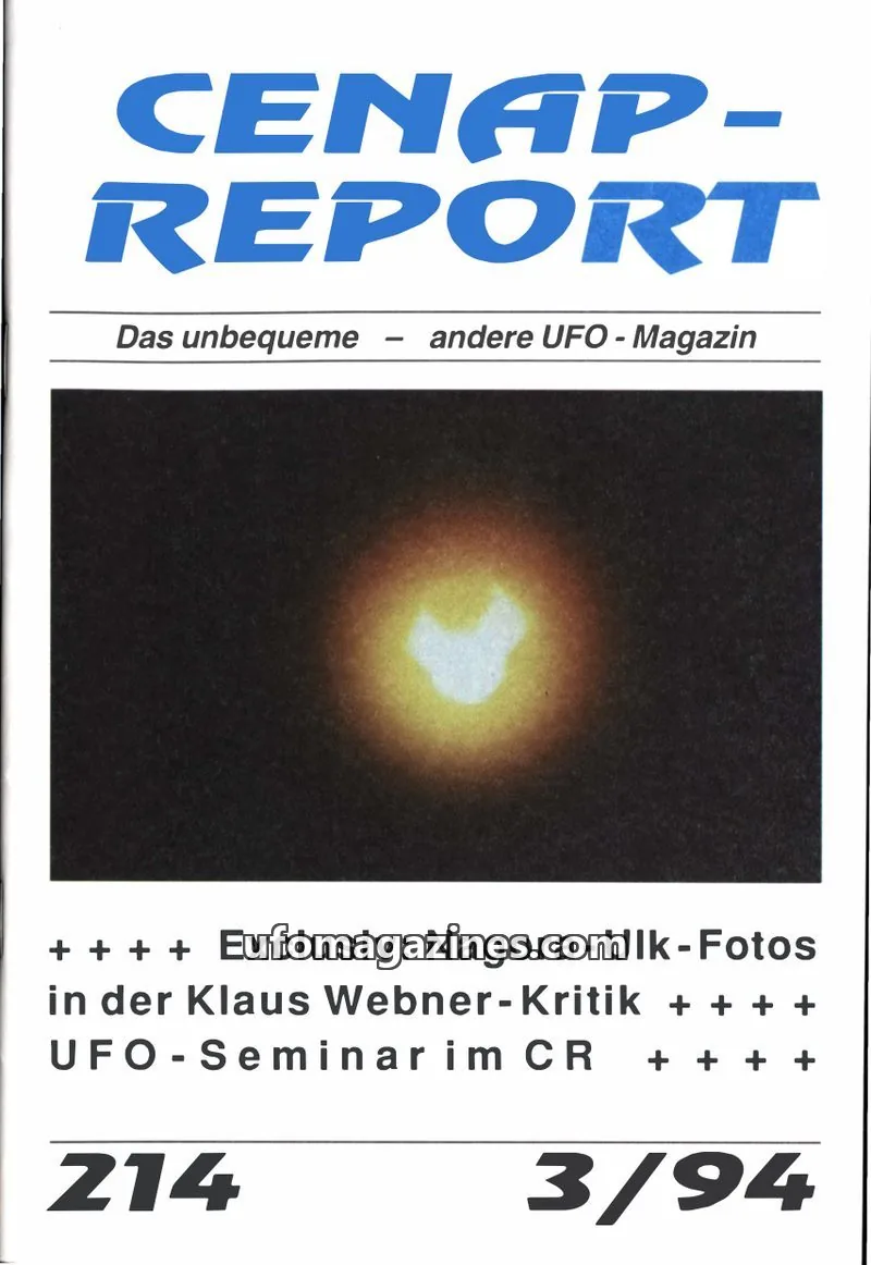 Cover of CENAP issue 214: CENAP-REPORT