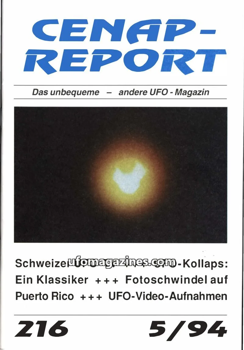 Cover of CENAP issue 216: CENAP-REPORT