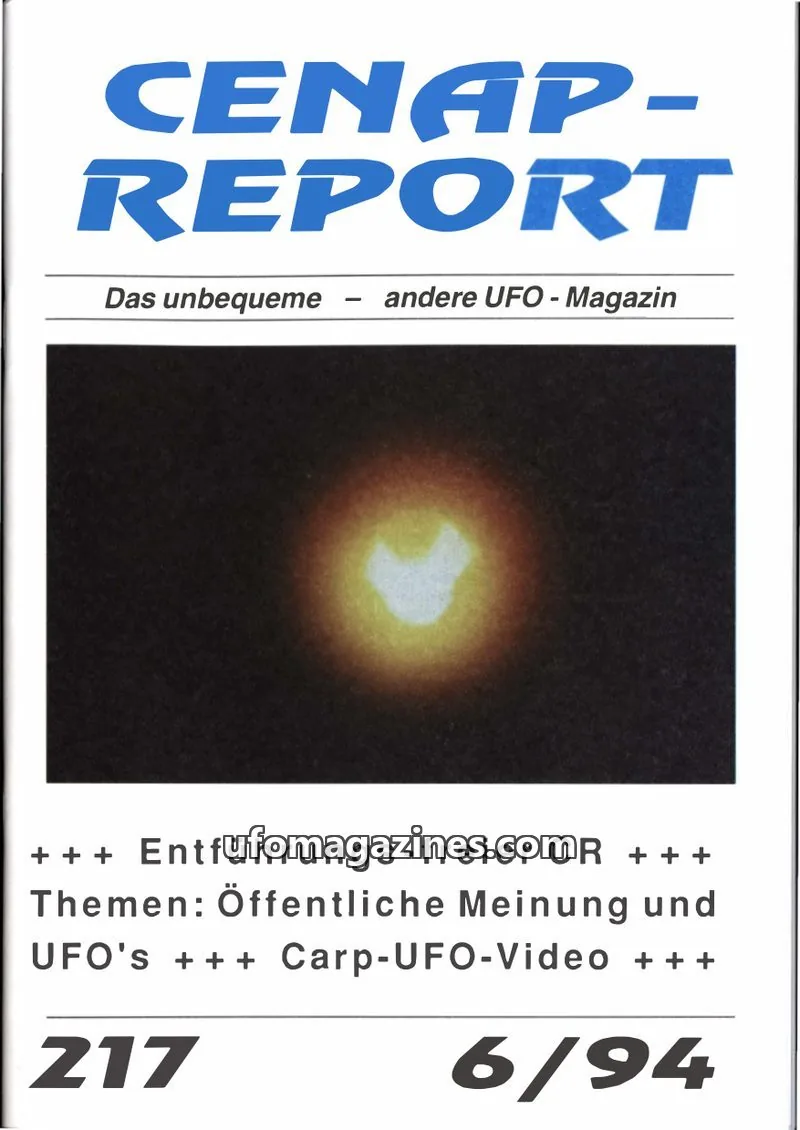 Cover of CENAP issue 217: CENAP-REPORT
