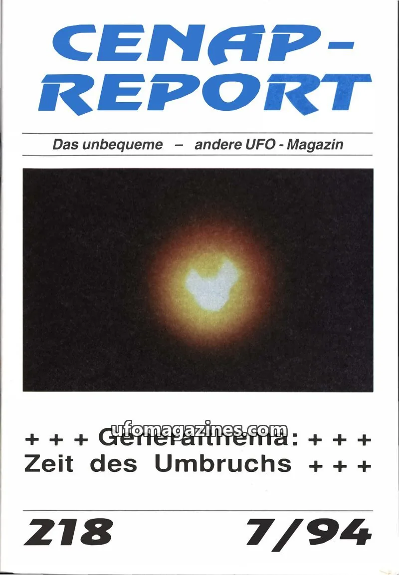 Cover of CENAP issue 218: CENAP-REPORT