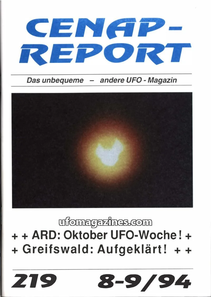 Cover of CENAP issue 219: CENAP-REPORT