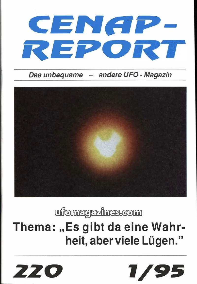 Cover of CENAP issue 1/95: CENAP-REPORT