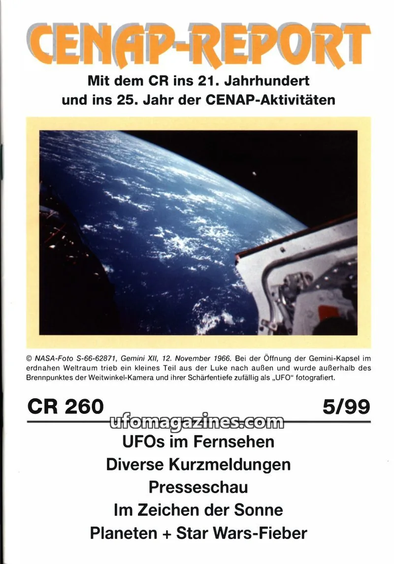 Cover of CENAP issue 260: CENAP-REPORT