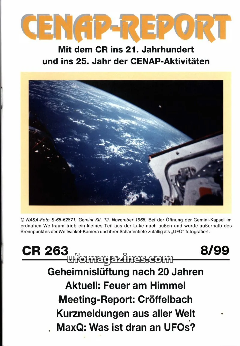 Cover of CENAP issue 263: CENAP REPORT