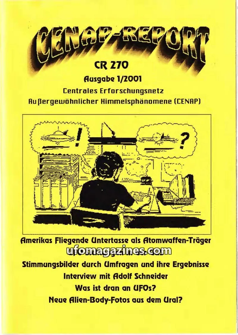 Cover of CENAP Report (CENAP) issue 1/2001: CENAP REPORT