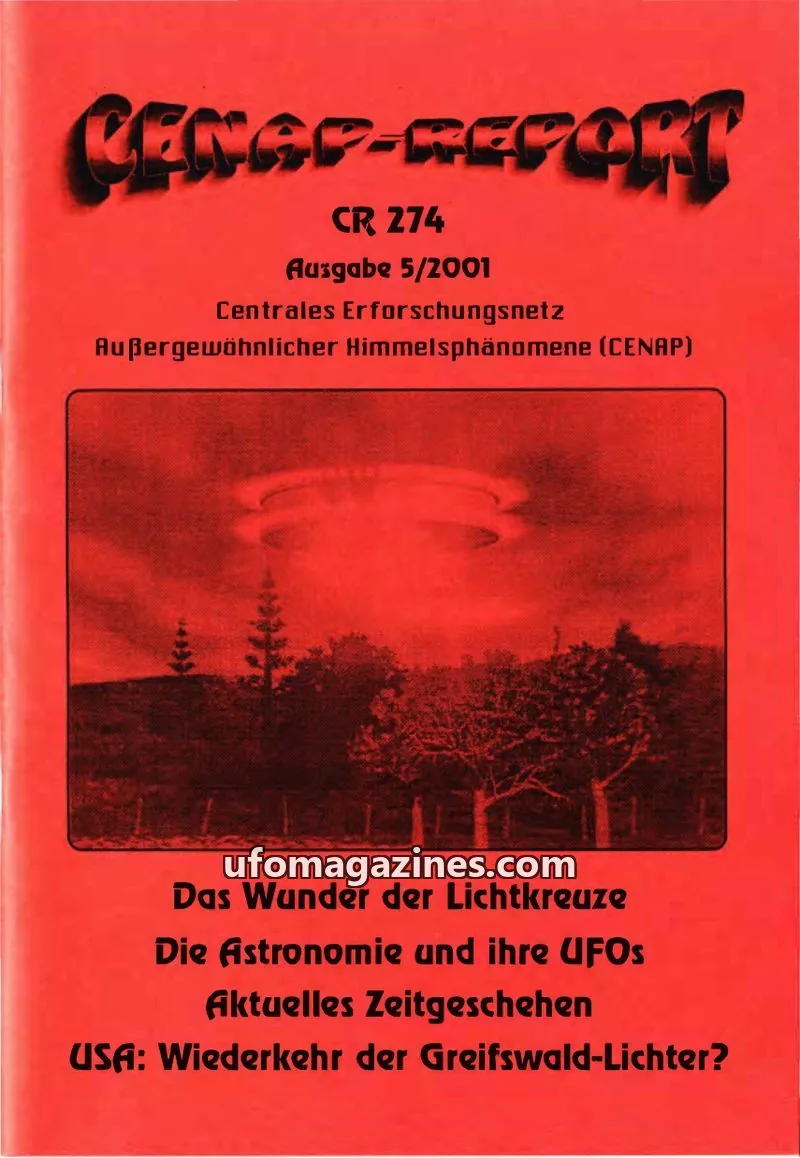Cover of CENAP Report (CENAP) issue 5/2001: CENAP-REPORT
