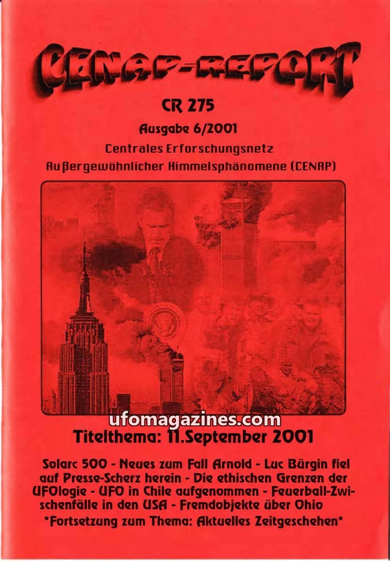 Cover of CENAP Report (CENAP) issue 6/2001: CENAP-REPORT