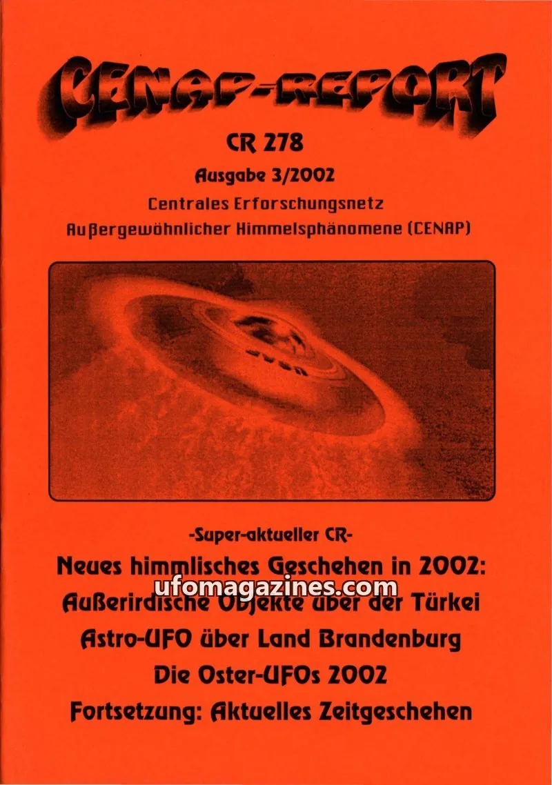 Cover of CENAP Report (CENAP) issue 3/2002: CENAP-REPORT