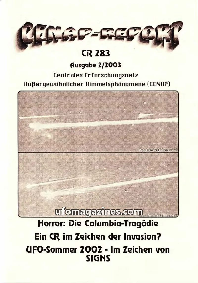 Cover of CENAP Report (CENAP) issue 2/2003: CENAP-REPORT