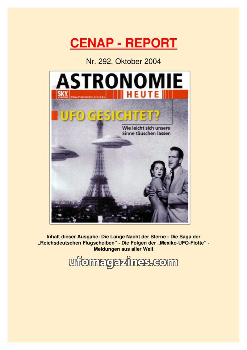 Cover of CENAP Report - No 292