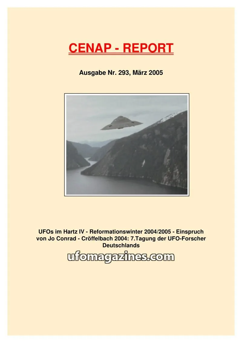 Cover of CENAP issue Nr. 293: CENAP - REPORT