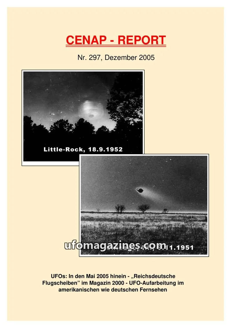 Cover of CENAP issue Nr. 297: CENAP - REPORT