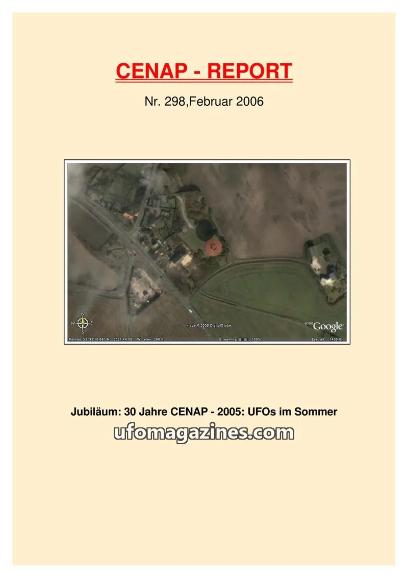 Cover of CENAP issue Nr. 298: CENAP - REPORT