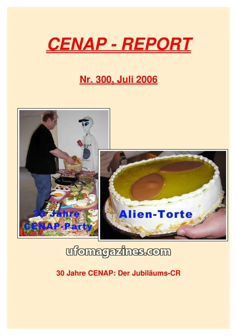Cover of CENAP issue Nr. 300: CENAP - REPORT