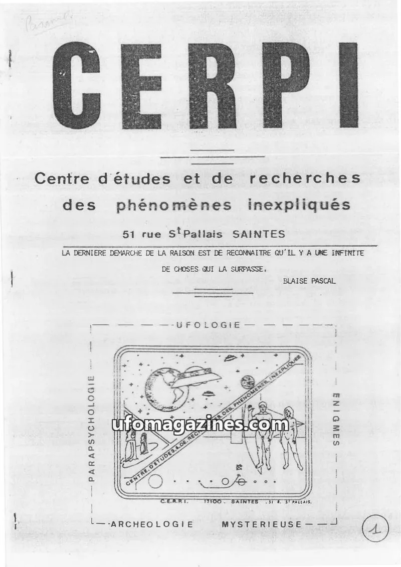 Cover of CERPI issue 1: CERPI