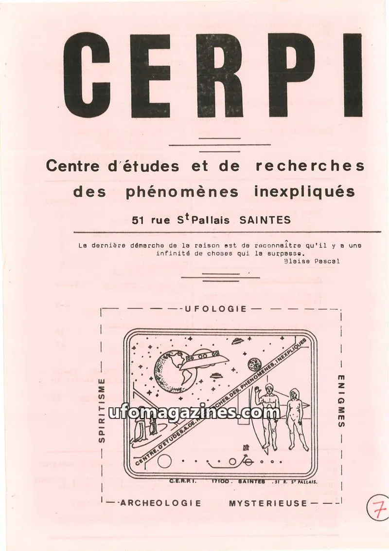 Cover of CERPI issue 7: CERPI