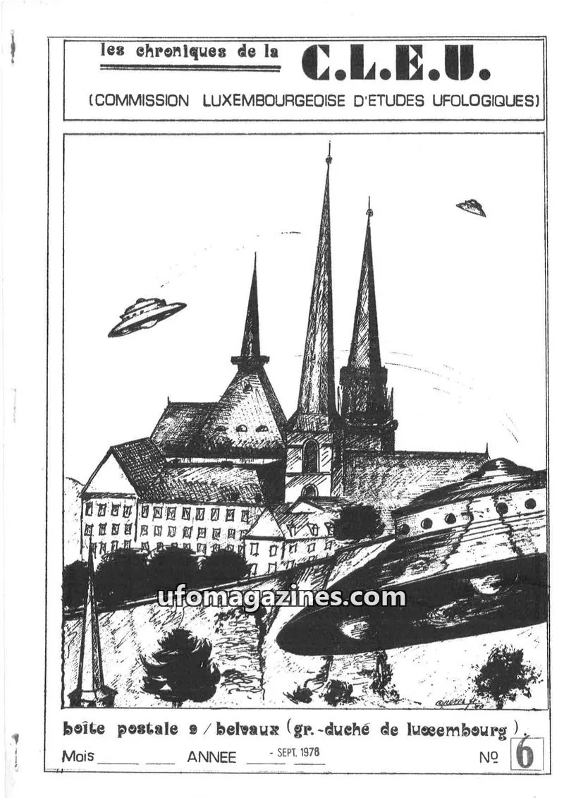 Cover of Chroniques de la CLEU issue 6: Les Chroniques de la C.L.E.U.