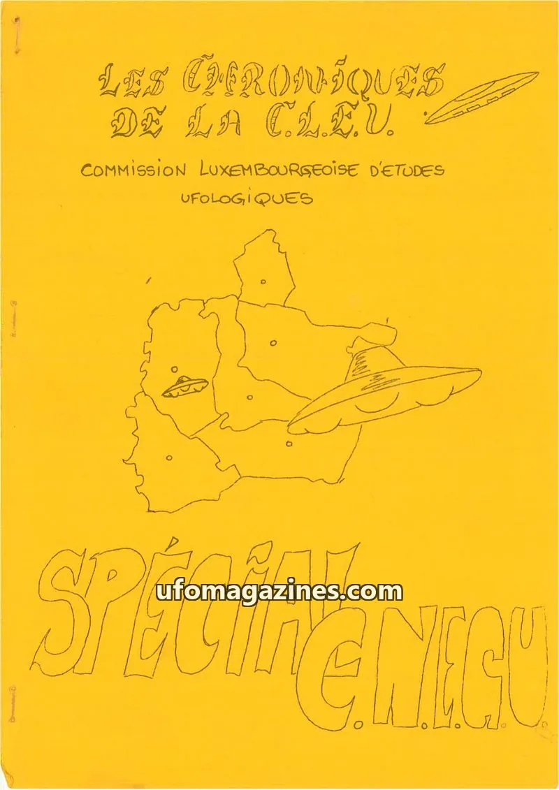 Cover of CLEU issue No 1: LES CHRONIQUES DE LA C.L.E.U.