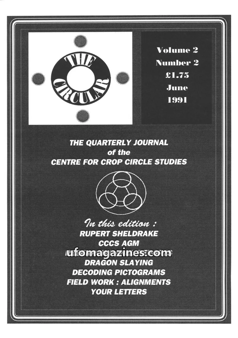 Cover of Circular, The (Centre for Crop Circle Studies) issue Volume 2, Number 2: The Circular